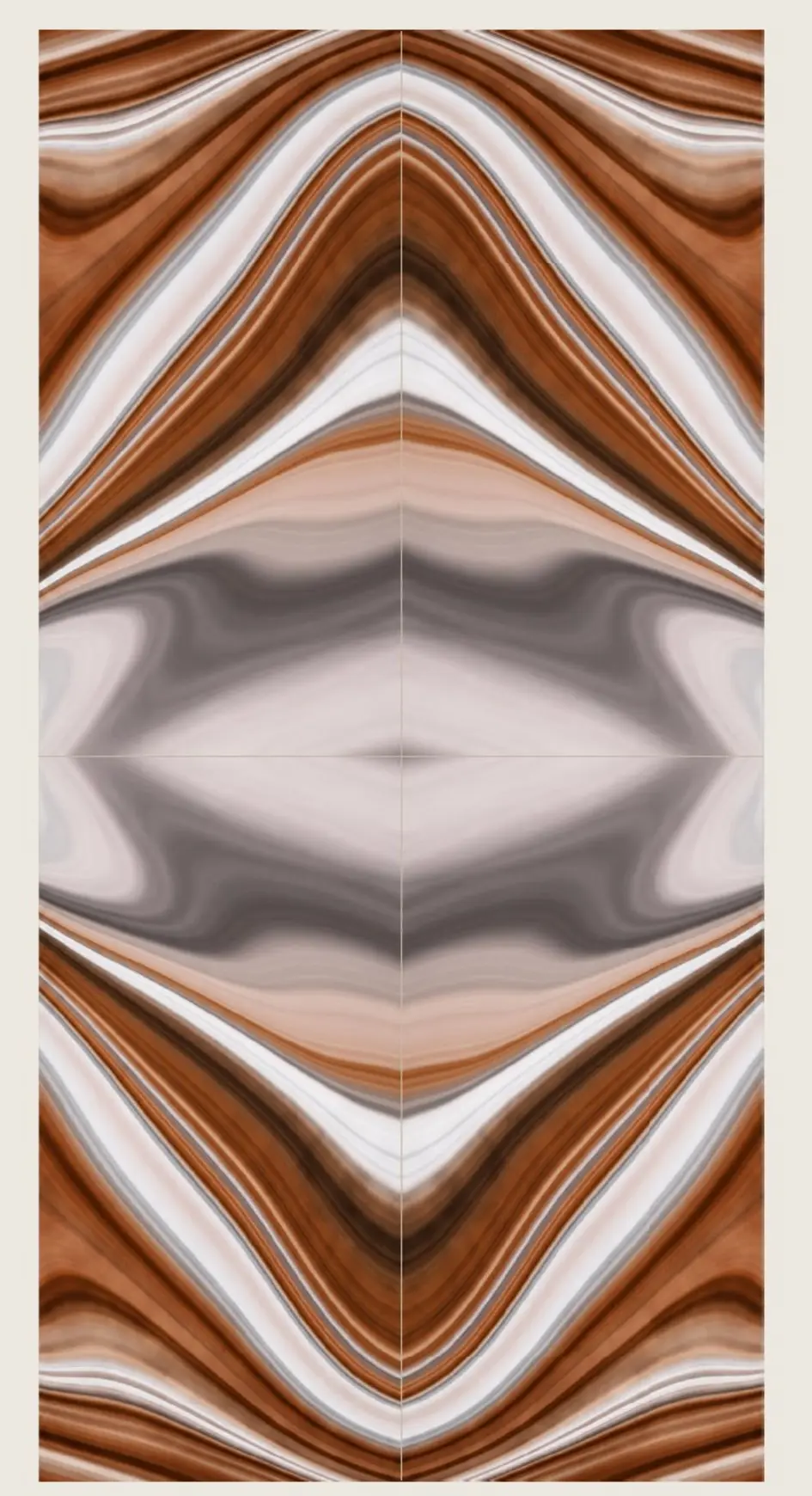 Four-way bookmatch oficial da placa Copper Silk, código EF-15